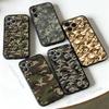 Camouflage Camo Military Cool Phone Case For iPhone  17,16,15,14,13,12,11,Pro,Max,Plus,E,Air,Mini Black Shockproof Funda Cover
