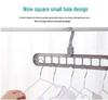 Magic Nine-Hole Anti-Slip Folding Hanger: Multi-functional Clothes Drying and Storage Solution