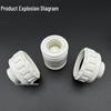 PVC Double Union Check Valve, Single Union One-Way Adhesive Valve, Reverse Anti-Backflow Connector (Sizes: 20, 25, 32).