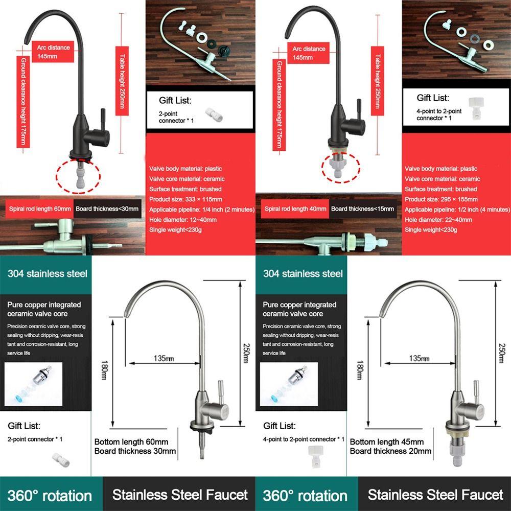 Single Cold Kitchen Taps Quick Connector Drinking Water Faucet Water Filter Faucet Wash Basin