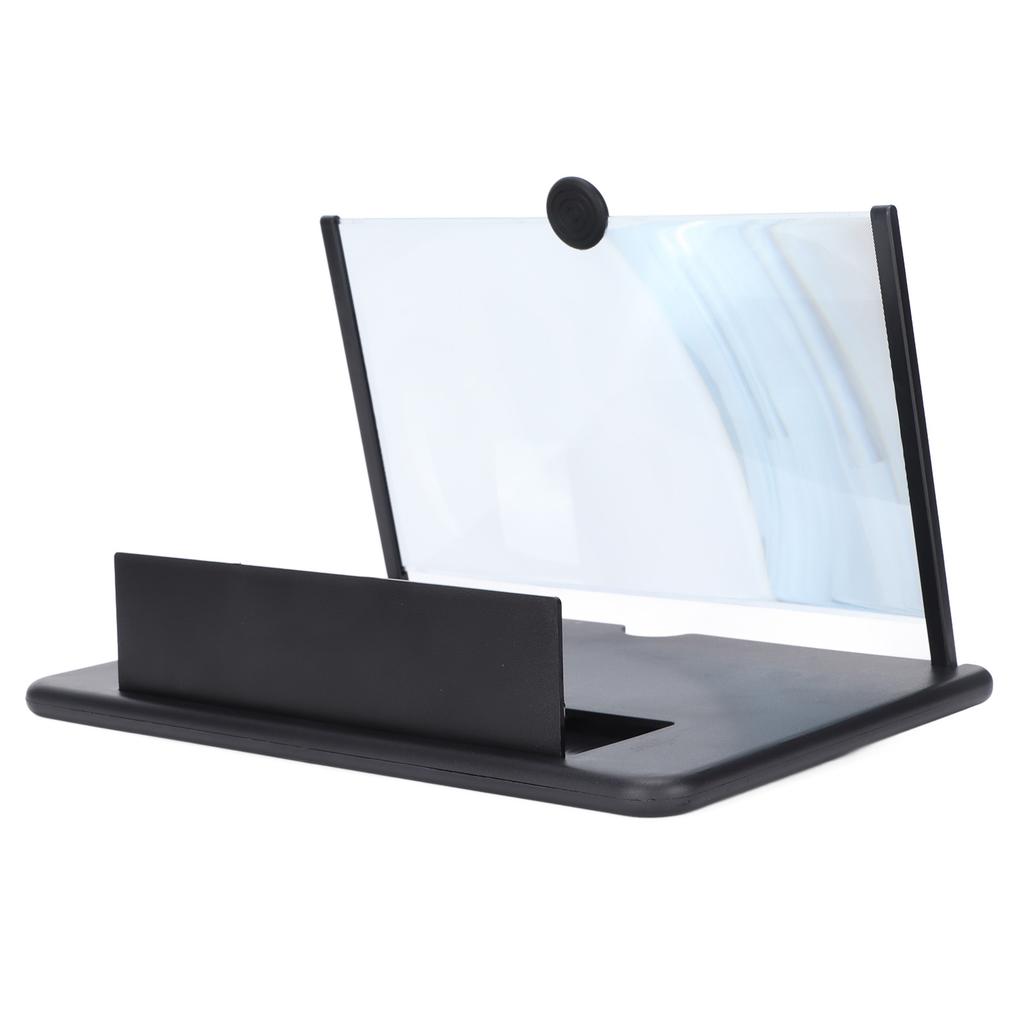 12 Inch Screen Magnifier 3D HD Mobile Phone Screen Amplifier Enlarger Foldable Phone Stand for Movies Videos Games