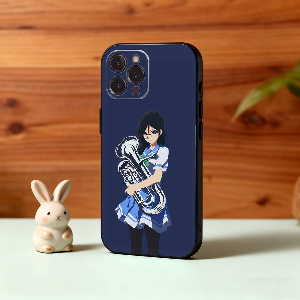 Anime S-Sound! E-Euphonium Phone Case For iPhone17,16,15,14,13,12,Plus,Pro Max, 5G Others Soft Black Cover