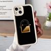 Sun Moon Mobile Cell Phone Case for iPhone 17 16 15 14 13 12 11 Air Pro Max Plus Thicken TPU Colorful Cover Pretty Luxury