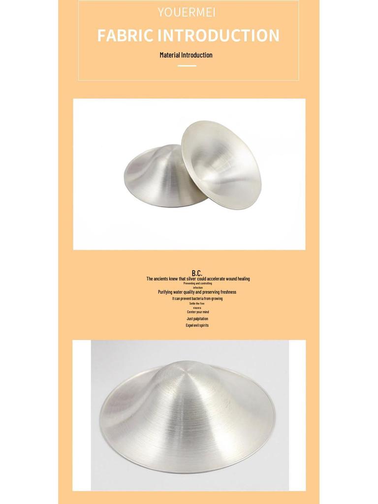 Guangzhou Food-Grade Silicone & Pure Silver S999 Nipple Shield for Lactating Women