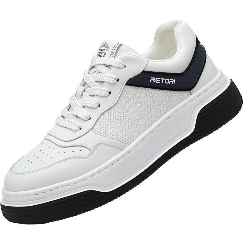 

Модные новые мужские кроссовки из коровьей кожи на платформе, осенне-зимние дизайнерские повседневные кроссовки с мягкой подошвой, мужская мода класса люкс, Zapatos De Hombre 38