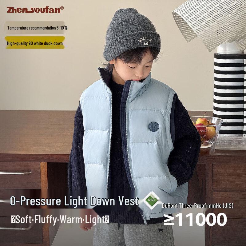 Мужской зимний утепленный пуховый жилет 120