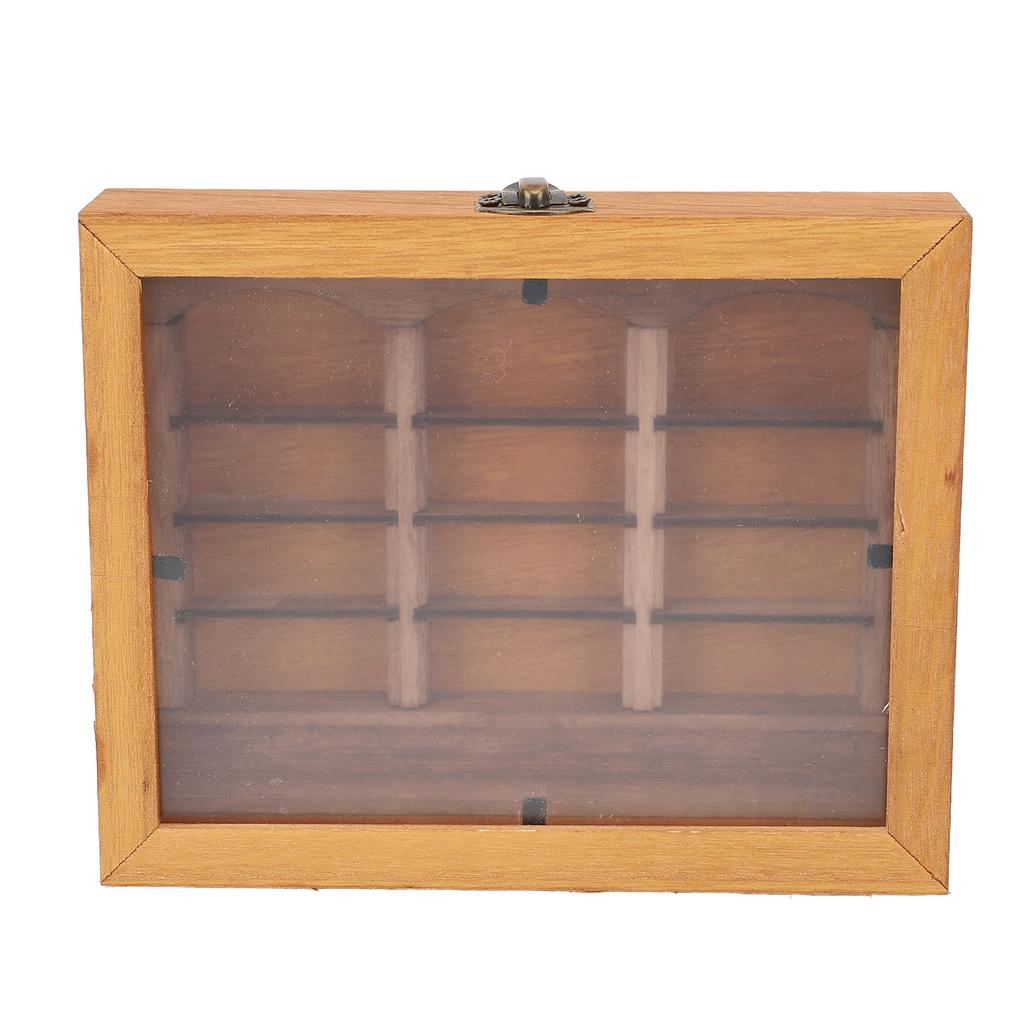 Miniature Book Boxes Display Case Cabinet Anxiety Relief Books Shaking Bookshelf Toy for Living