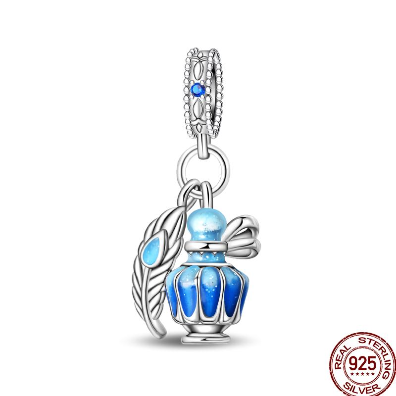 Unicorn Magic Mirror Series Copper Rainbow Cloud Fantasy Colored Charm Beads Suitable Fit Pan Original Bracelet