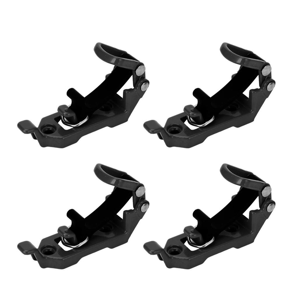 4 Sets Roof Rack Shovel Mount Heavy Duty Multipurpose Metal Rubber Clamp Mounting Bracket for Roof Rack Boats Tool