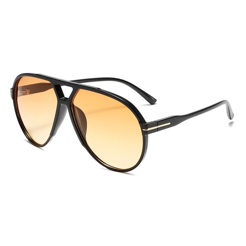 SHAUNA Oversize Pilot Sunglasses UV400