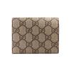 Gucci 3D Cherry Decorative Logo Double Fold Canvas And Leather Card Holder Wallet Women Wallet Ebony Red 476050-K9GXT-8694