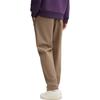 FILA Simple Comfortable Versatile Straight Leg Casual Pants Men bottoms Sand-Bean-Brown F11M518802FBN