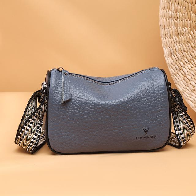 Повседневная модная дизайнерская сумка для женщин сумка через плечо из натуральной кожи черная боковая сумка-мессенджер женская сумка-мессенджер синий 3520₽