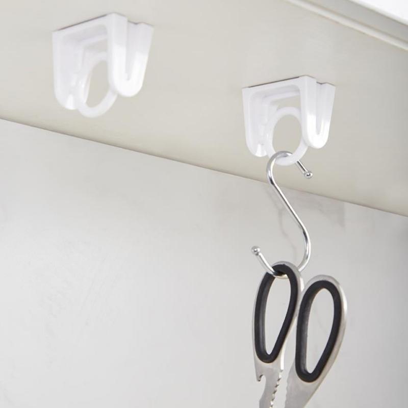 360° Rotatable Retractable Pole Fixator for Non-drilling Strong Adhesive Hooks Towel Rod Shower Curtain Rod Bracket