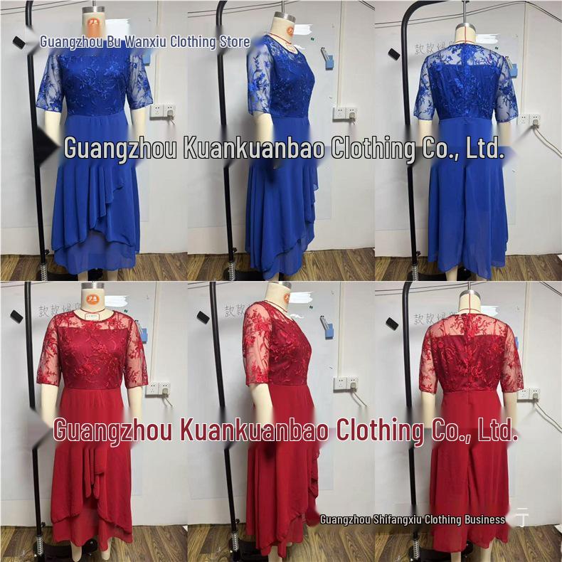 Lace Hollow-Out Long Dress