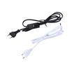 LED Tube Light Power Extension Cord with On/Off Switch Replacement EU Plug LED Wire Connector Power Cord 6FT/1.8M