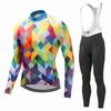 Cycling Suit Spring and Autumn Long Sleeve Suit Men's Mountain Bike Equipment Cycling Suit Suit