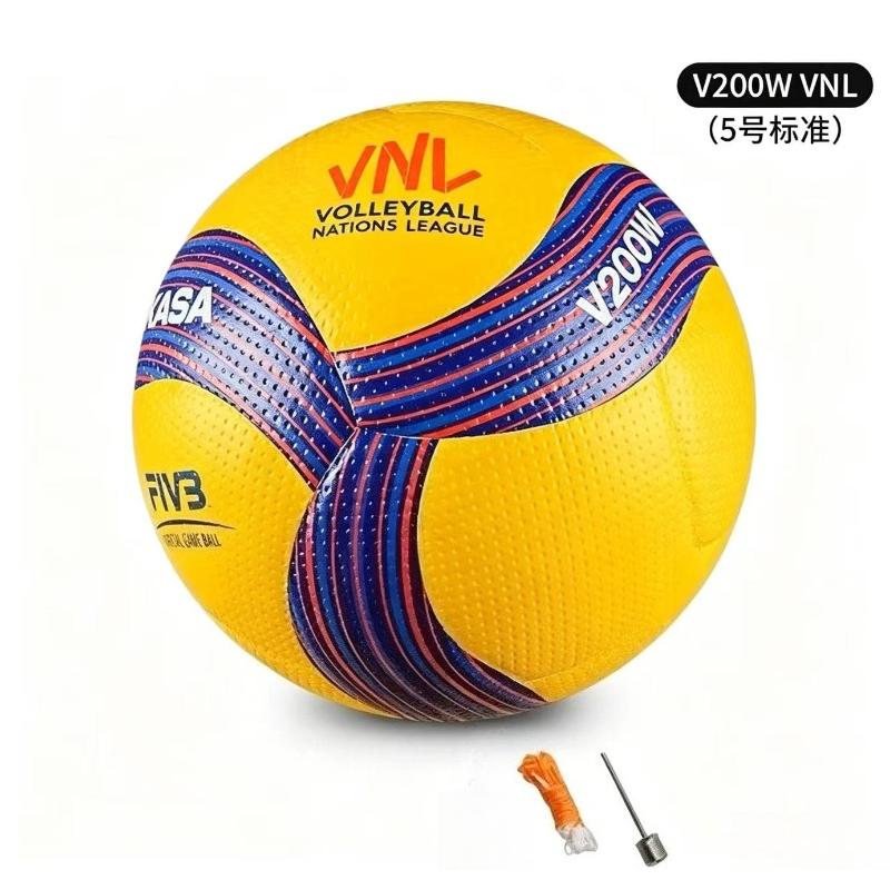 Nouveau de Haute Qualité N°5 V200W-VNL Entraînement de Volleyball Jeu Professionnel Intérieur Extérieur Bande de Couleur à Colle Chaude Accessoires de Volleyball blue
