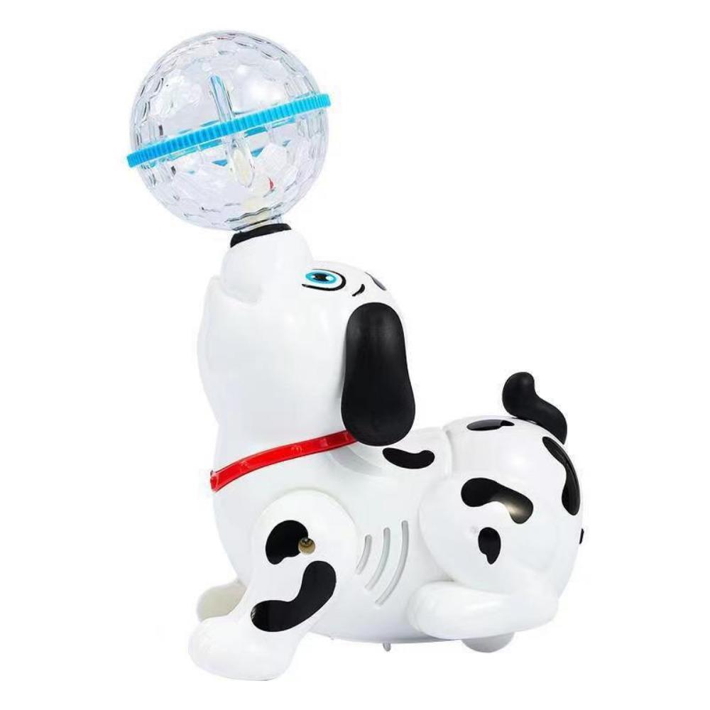 Top Ball Spinning Dalmatian Toys Robot Electronic Dog Children's Christmas Gift