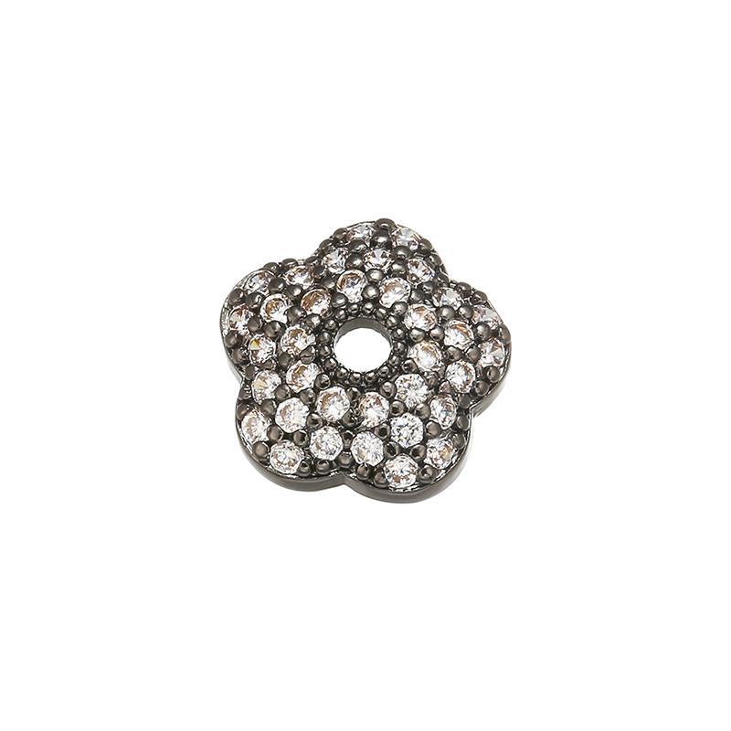 ZHUKOU 1 Piece 3x10mm Exquisite brass crystal bead cap for fashion handmade bracelet necklace earrings accessories model:VH12