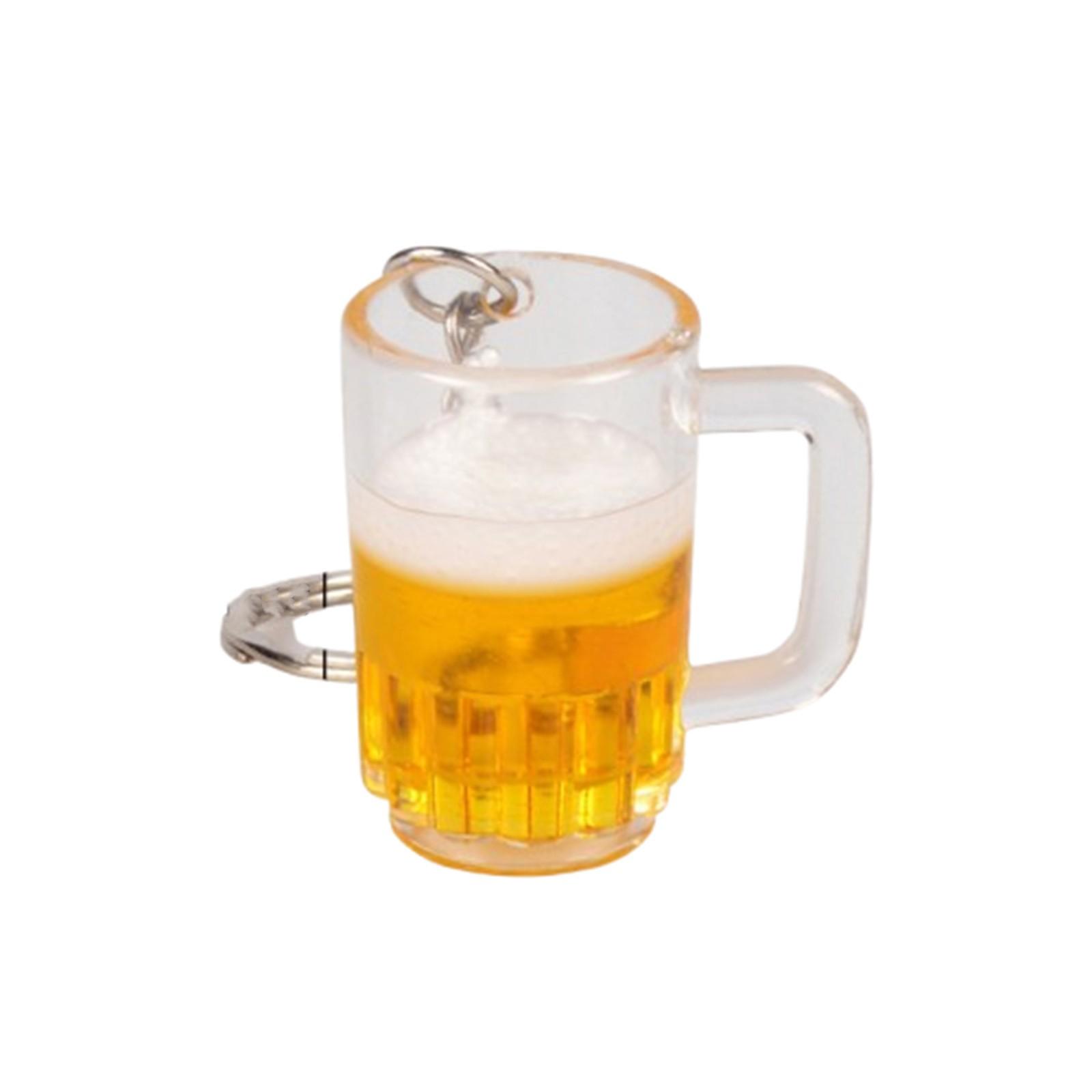 

Имитация чашки Напиток Пивная кружка Брелок Пивная подвеска Креативный брелок One Size