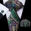 280 Styles Silk Mens Tie Pocket Square Hankerchief Cufflinks Wedding Set Prom