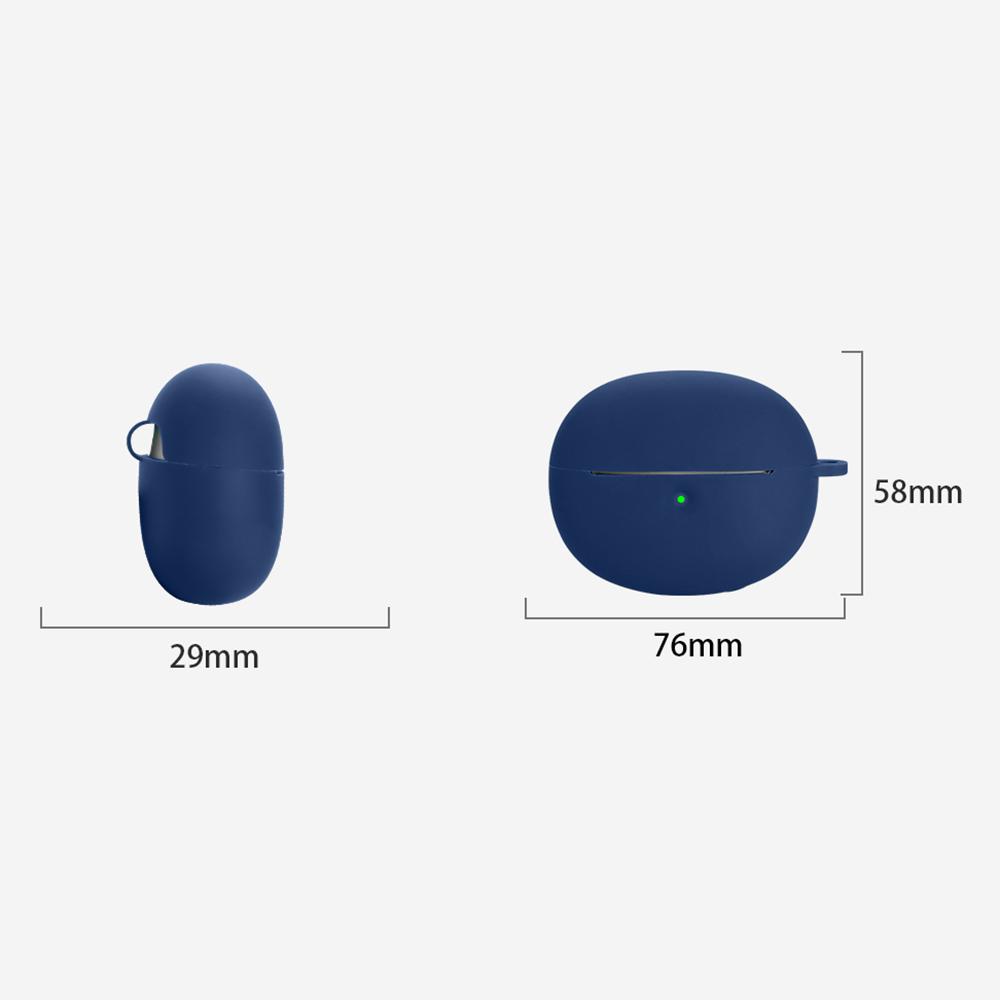 For Baseus Bowie MC1 Pro Protective Case Bluetooth-Compatible Earbuds Silicone Cover with Hook
