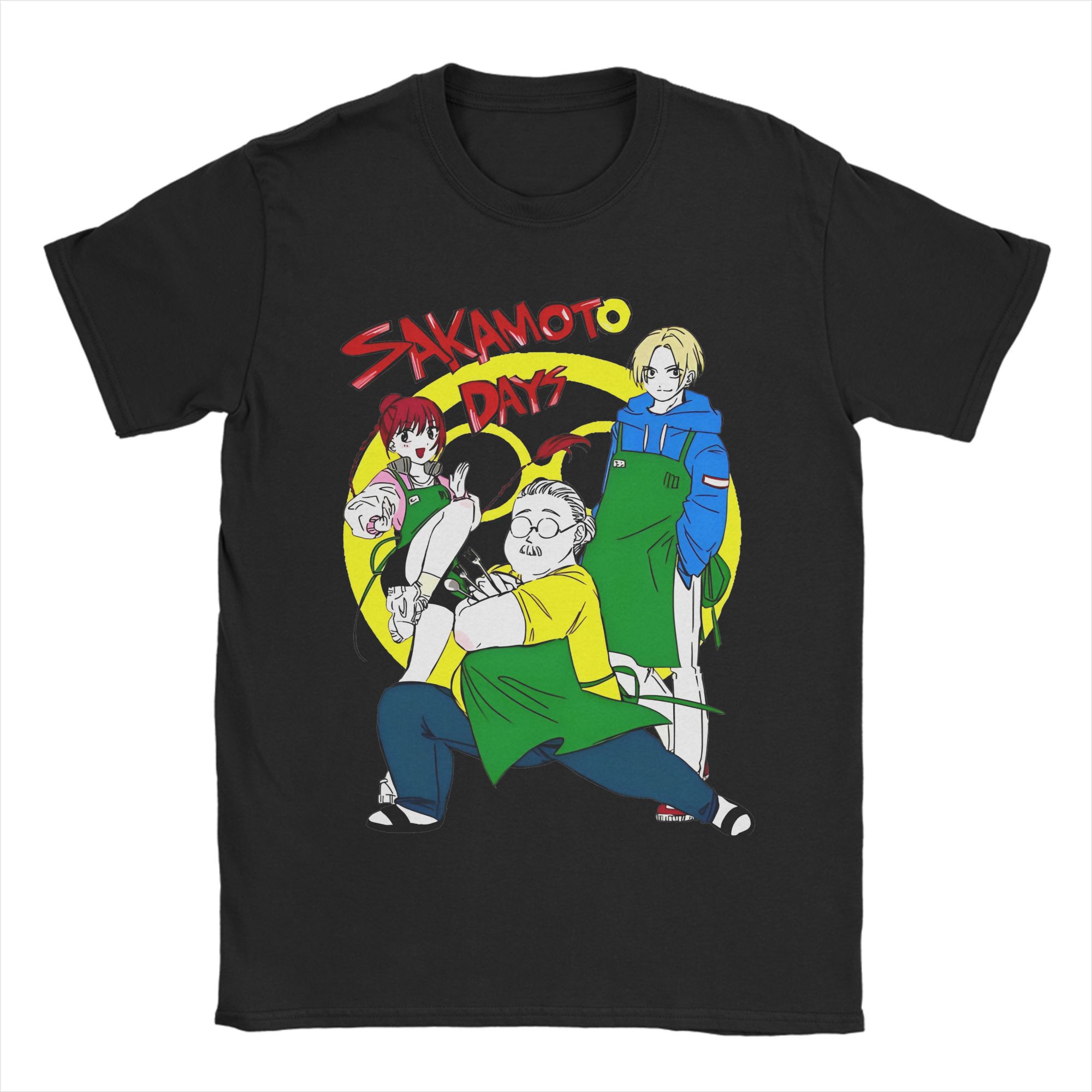 

Мужская Женская Футболка Sakamoto Days - Молодой Таро Хлопковая Одежда Забавная Футболка с Коротким Рукавом и Круглым Вырезом Уникальные Футболки 4XL