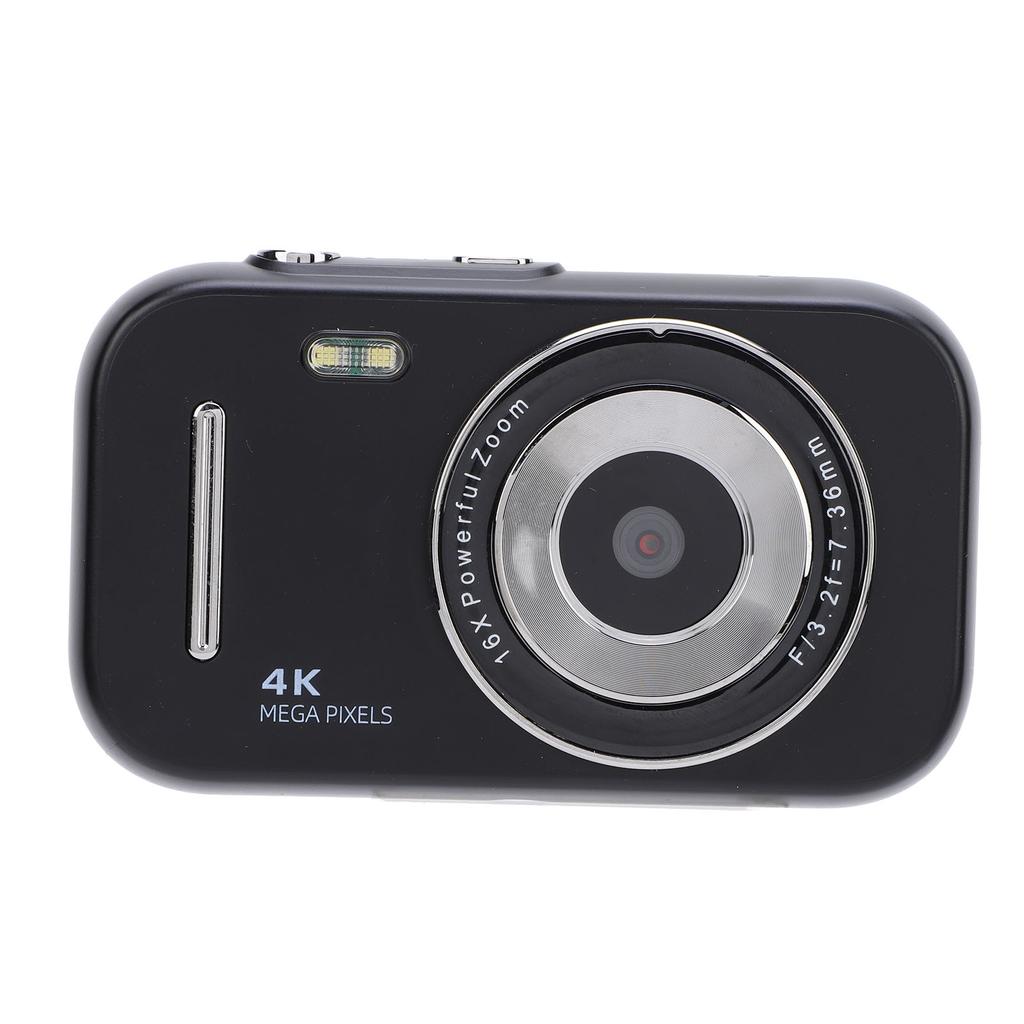 Kids Digital Camera 2.8 Inch 16X Zoom Rechargble Portable 48MP Image 4K Children Video Recorder for Boys Girls Students