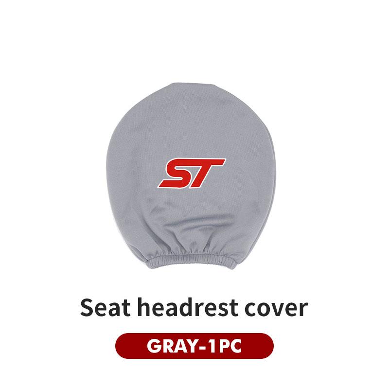 For Ford Car Logo Headrest Cover Dustproof Cover For Front Seat Head Rests Fiesta Ranger Mondeo Escape Ecosport Fusion Explorer