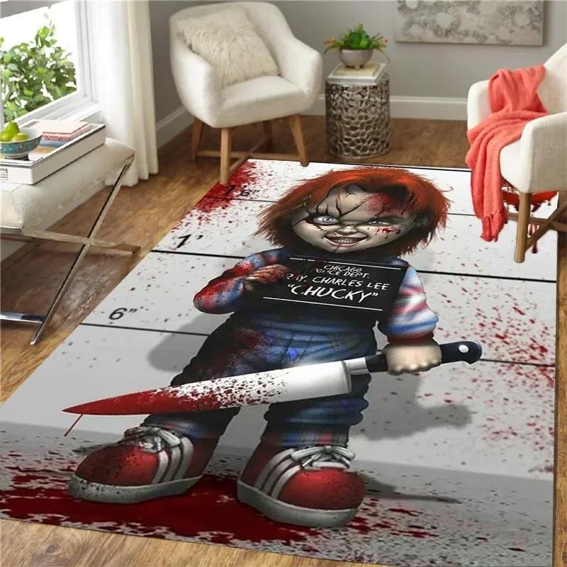 Horror Series Carpet Living Room Home Decor Sofa Table Rug Anti Slip Chair Cushion Lounge Mat Picnic Camping Children Art