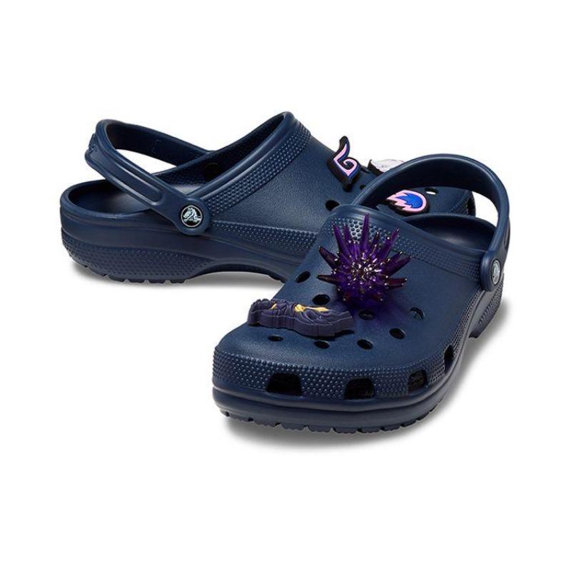 Crocs × Honor of Kings Classic Clog EVA Collab Sports Clogs Unisex Dark Blue Netherfire Sun Wukong Elite Edition 208177-410