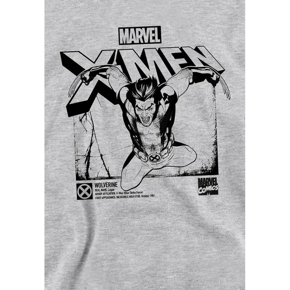X-Men Childrens/Kids Wolverine Jump Heather Pull Over Hoodie