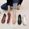 Sandalias Planas de Moda con Corte Hueco para Mujer 2024 – Suela Suave y Cómoda para Exteriores y Trabajo.