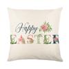 Home Nordic Easter Bunny Pillow Cover Sofa Pillow Bedside Pillow Cover Linen Pillow Cover