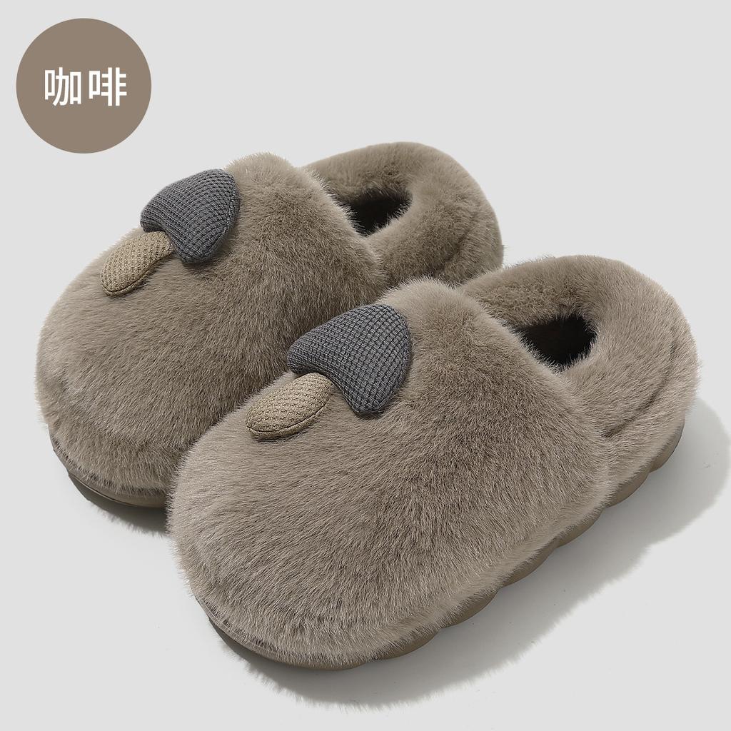 Cotton slippers winter 2025 new warm non-slip indoor home non-slip thick bottom home slippers autumn
