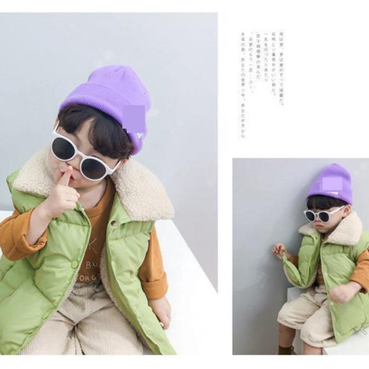 Kinder-Daunenweste, Baby-Verdickungsweste, Jungen- und Mädchenweste aus Lammwolle, hohe Qualität