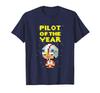 Luke Skywalker Pilot of the Year Pixel Chibi Logo T-Shirt