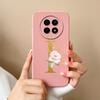 Cases For OPPO Realme12 12x 5G Elegant Rose Letter Soft Liquid Silicone Lens Protective Back Covers For Realme 12 X Bumper Funda