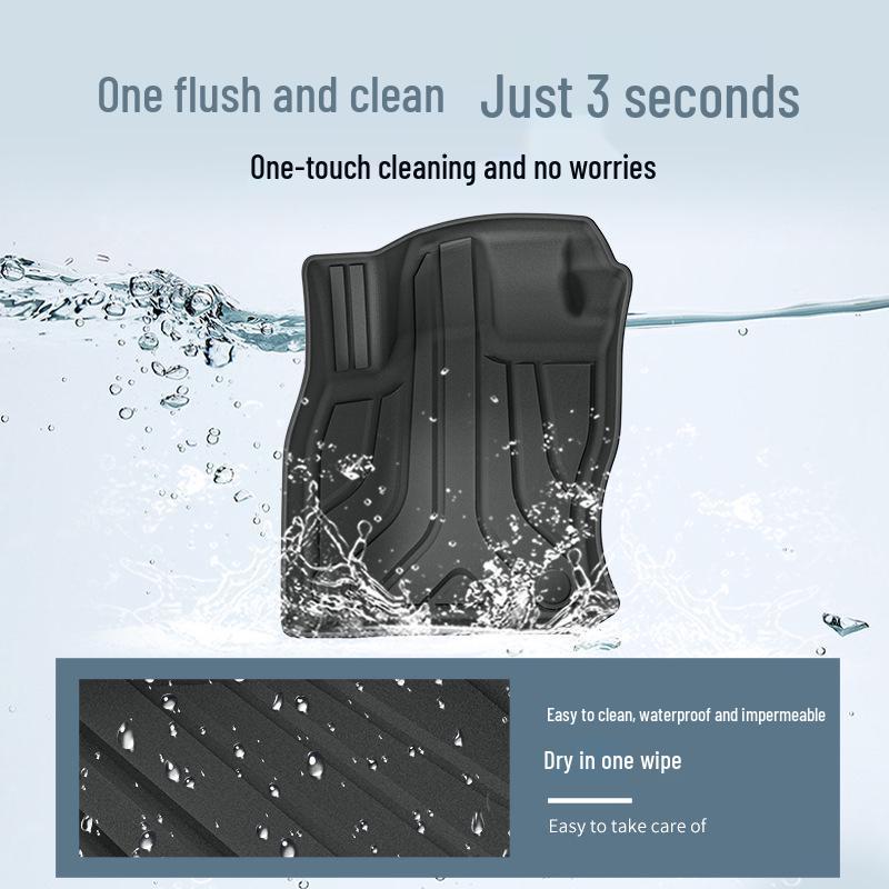 TPE Car and Trunk Floor Mats for 2018-2024 Volkswagen T-ROC (Left-Hand Drive)