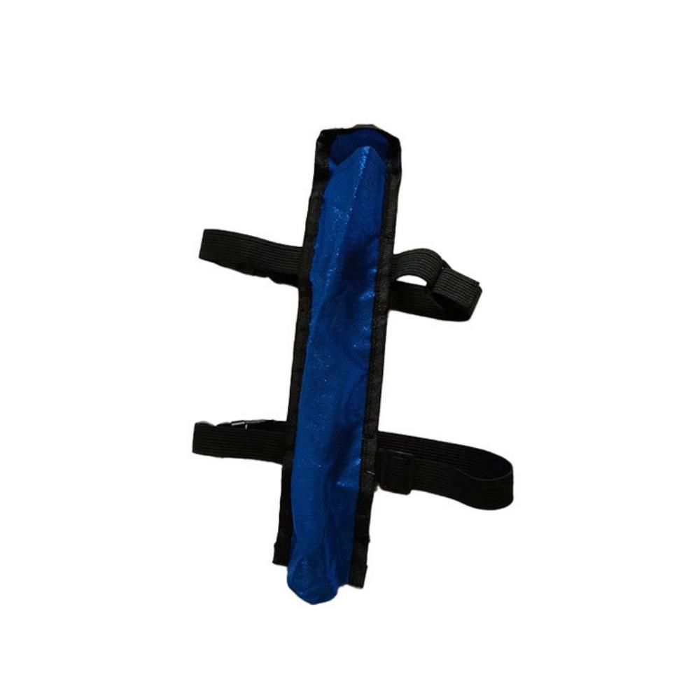 

Reflective Protective Kung Fu Fan Bag with Waist Belt Dancing Fan Pouch Fan Holder Beach Festival синій
