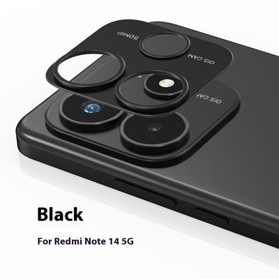 Aluminum Metal Rear Camera Lens Protector for Xiaomi Redmi Note 14 5G Global Lens Cover Screen Protector Lens Ring Film Note 14