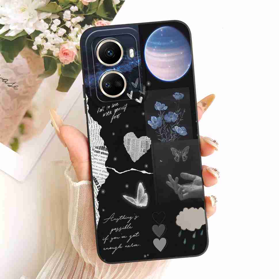 For Huawei Nova 10 SE Case Cute Cat Painted Soft Silicone Phone Back Cover For Huawei Nova10 SE nova10SE 10SE Case Bumper