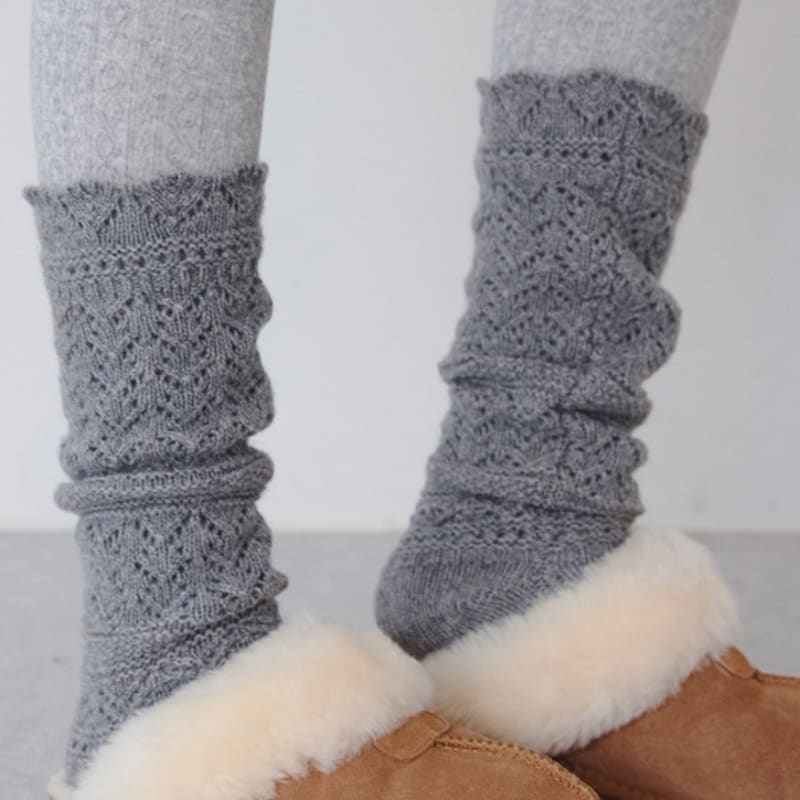 TSH Knitting Knee Socks 4 Colors