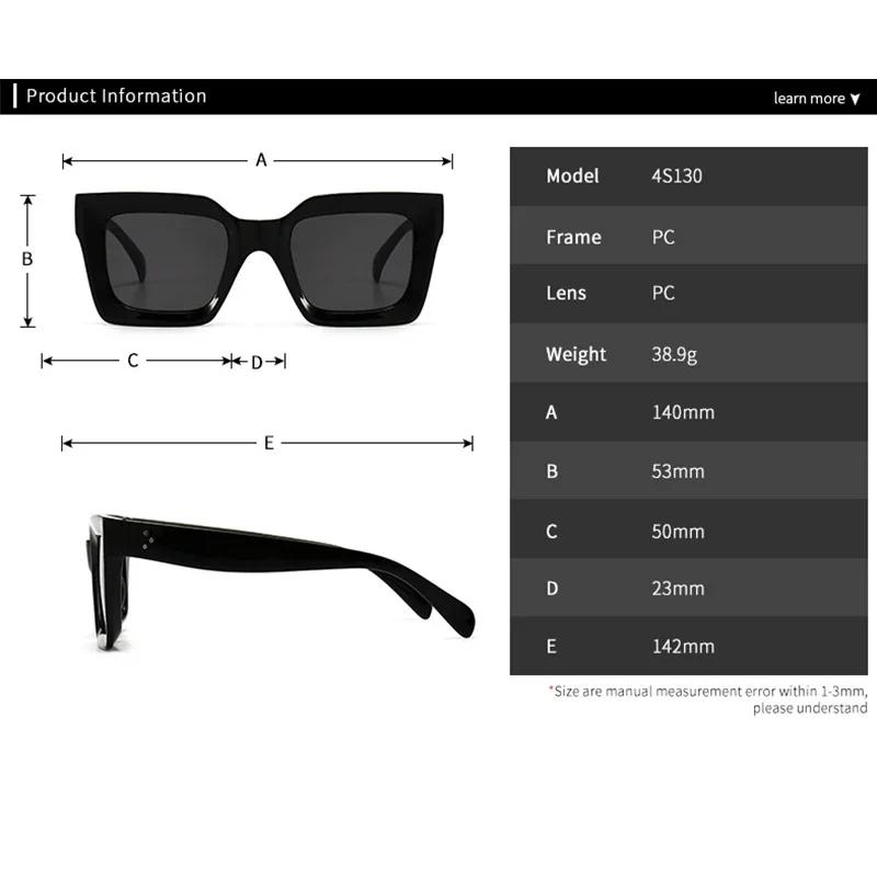 Fashion Square Sunglasses Women Men New Brand Design Vintage Sun Glasses For Women Unique Flat Top Eyewear Shades Uv400
