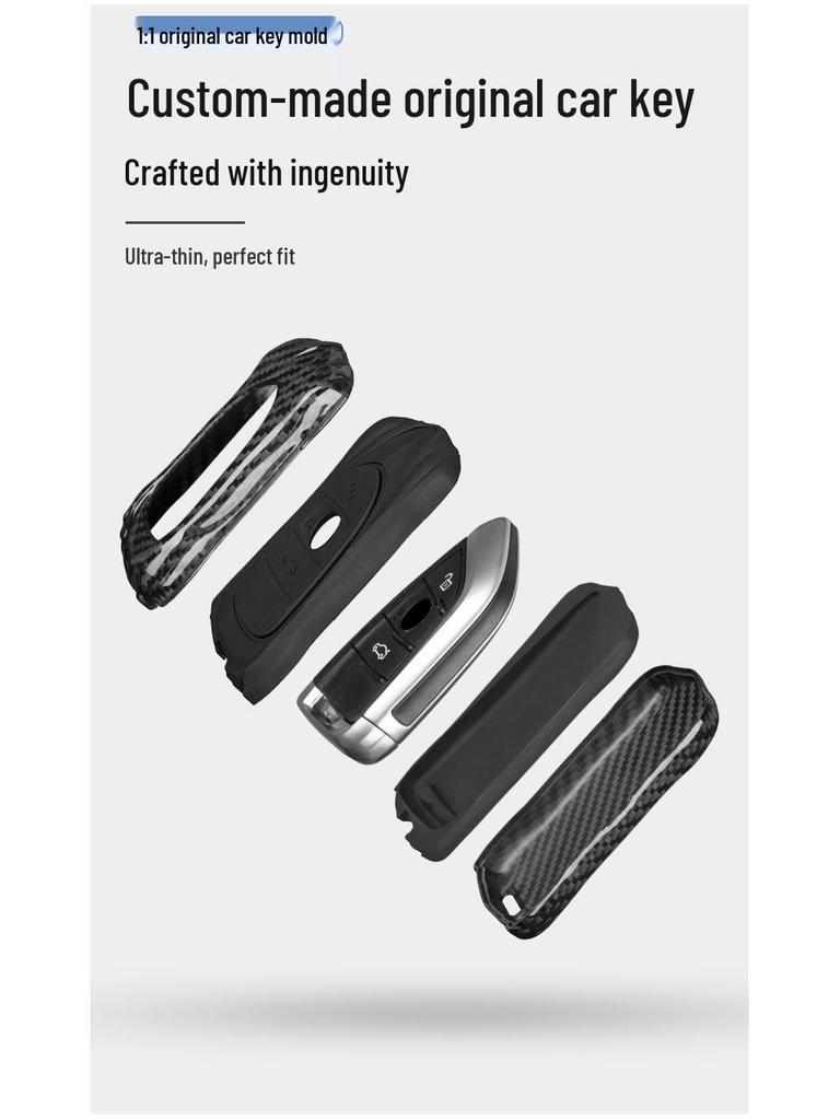 Echte Kohlefaser-Schlüsselschale für BMW Blade X7/X6/X5/X3 von T-Carbon