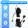 A13F-For VW PASSAT CC Left Tailgate Cable Set RHD 3C8971182J 3C8 971 182 J