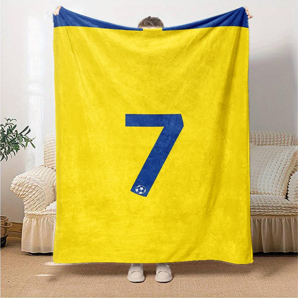 7 Theme Printed Blanket - Perfect for Couch, Bed, Travel & Outdoor Use | Machine Washable, Cozy & Durable.