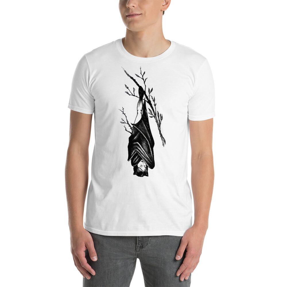 

Hanging Bat Girl Gothic Nugoth Goth Cute Short-Sleeve Unisex T-Shirt 3XL