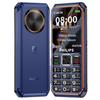 Philips E599s 4G Large Font Senior Phone: Military-Grade, Loud, and Durable E6260 Model